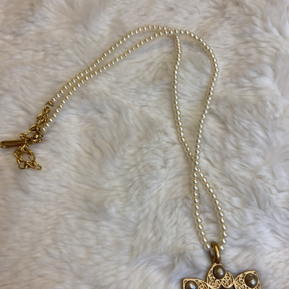 💜Gold Tone Boho Pendant Necklace - Picture 5 of 6